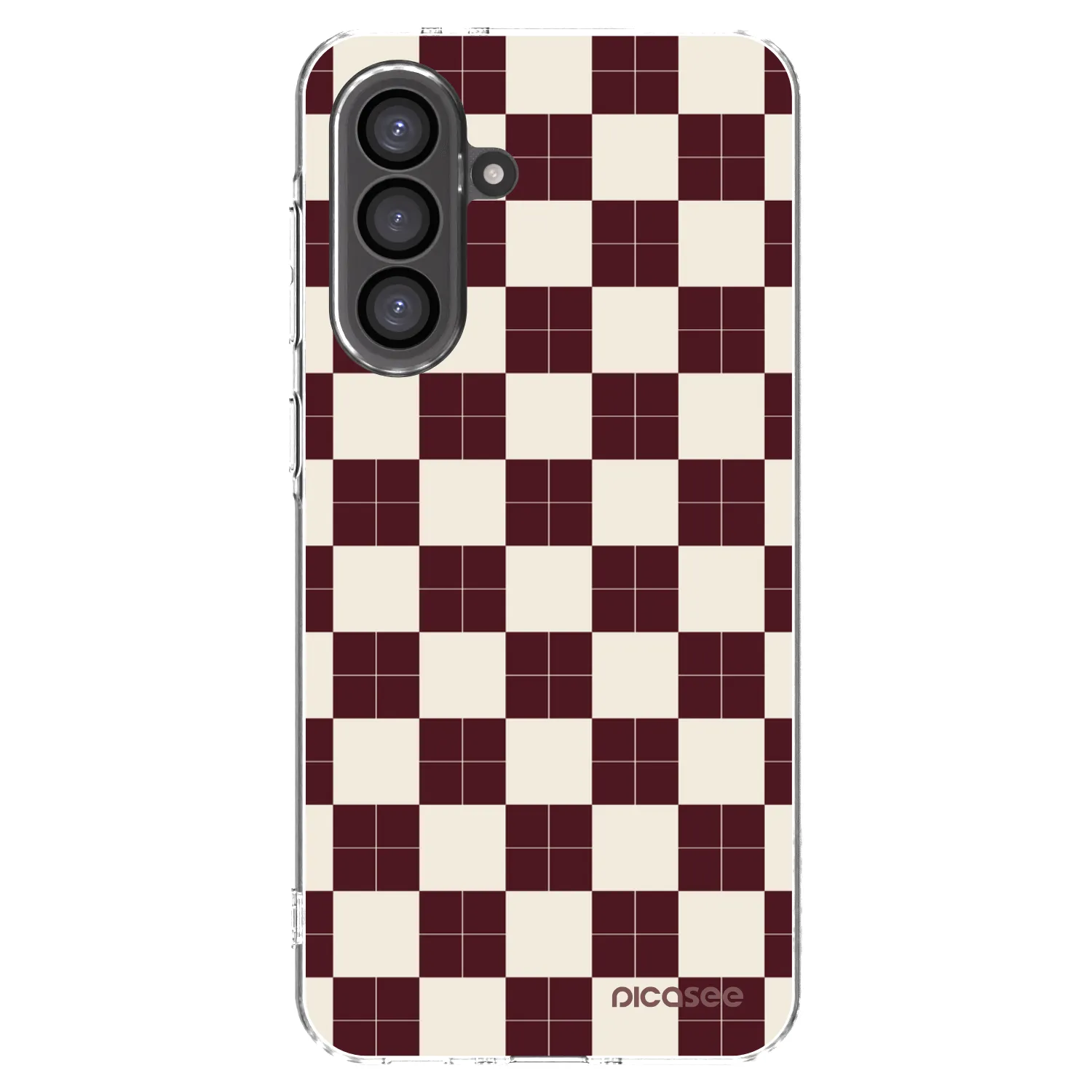 Picasee silikonski prozorni ovitek za Samsung Galaxy A56 5G A566B - Checked Away