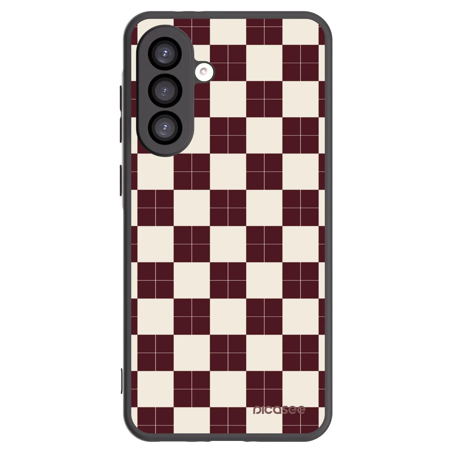 Picasee silikonski črni ovitek za Samsung Galaxy A26 5G A266B - Checked Away