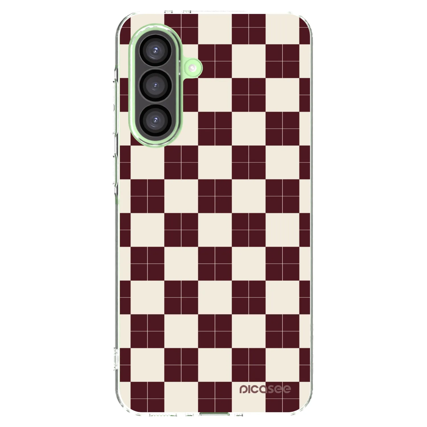 Picasee silikonski prozorni ovitek za Samsung Galaxy A26 5G A266B - Checked Away