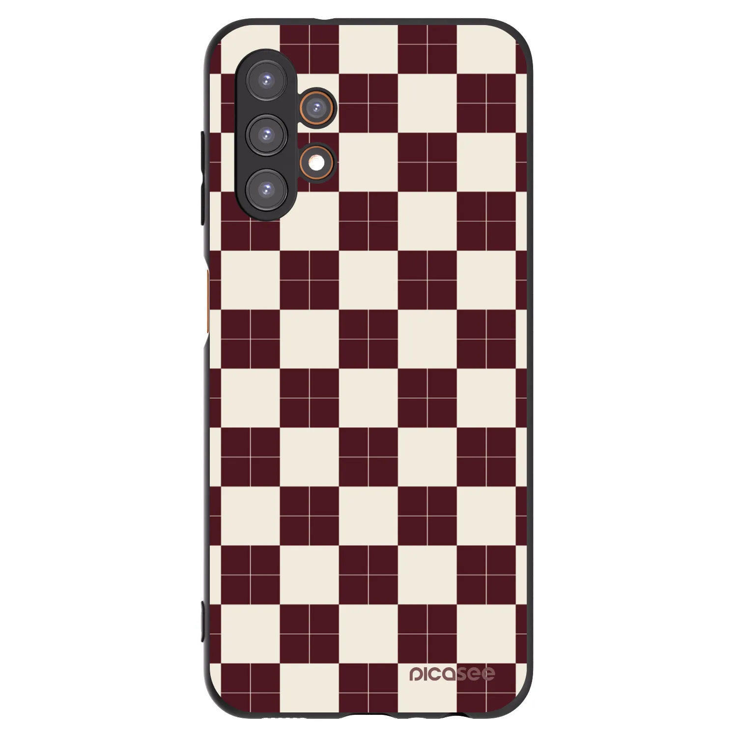 Picasee silikonski črni ovitek za Samsung Galaxy A13 5G - Checked Away