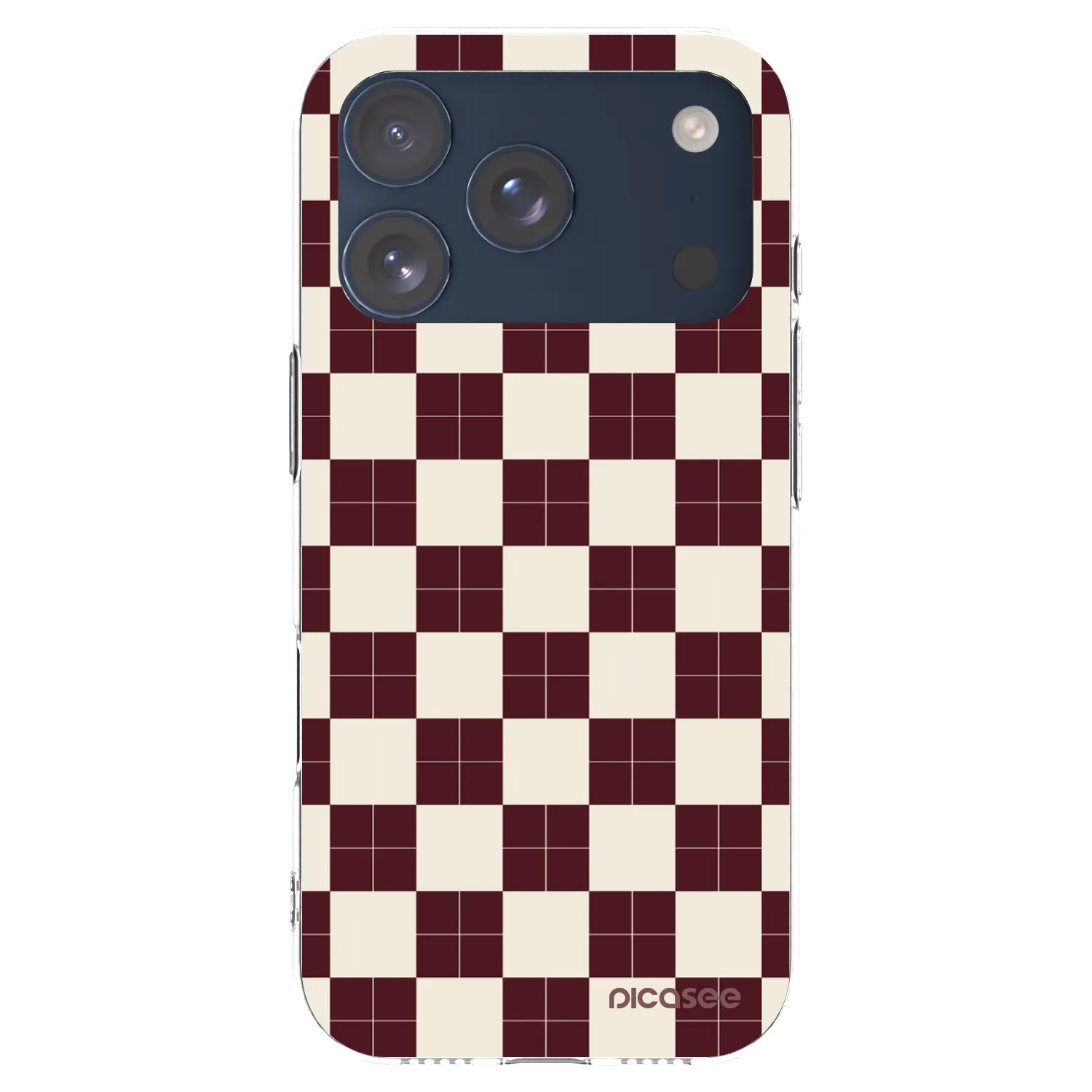 Picasee silikonski prozorni ovitek za Apple iPhone 17 Pro - Checked Away