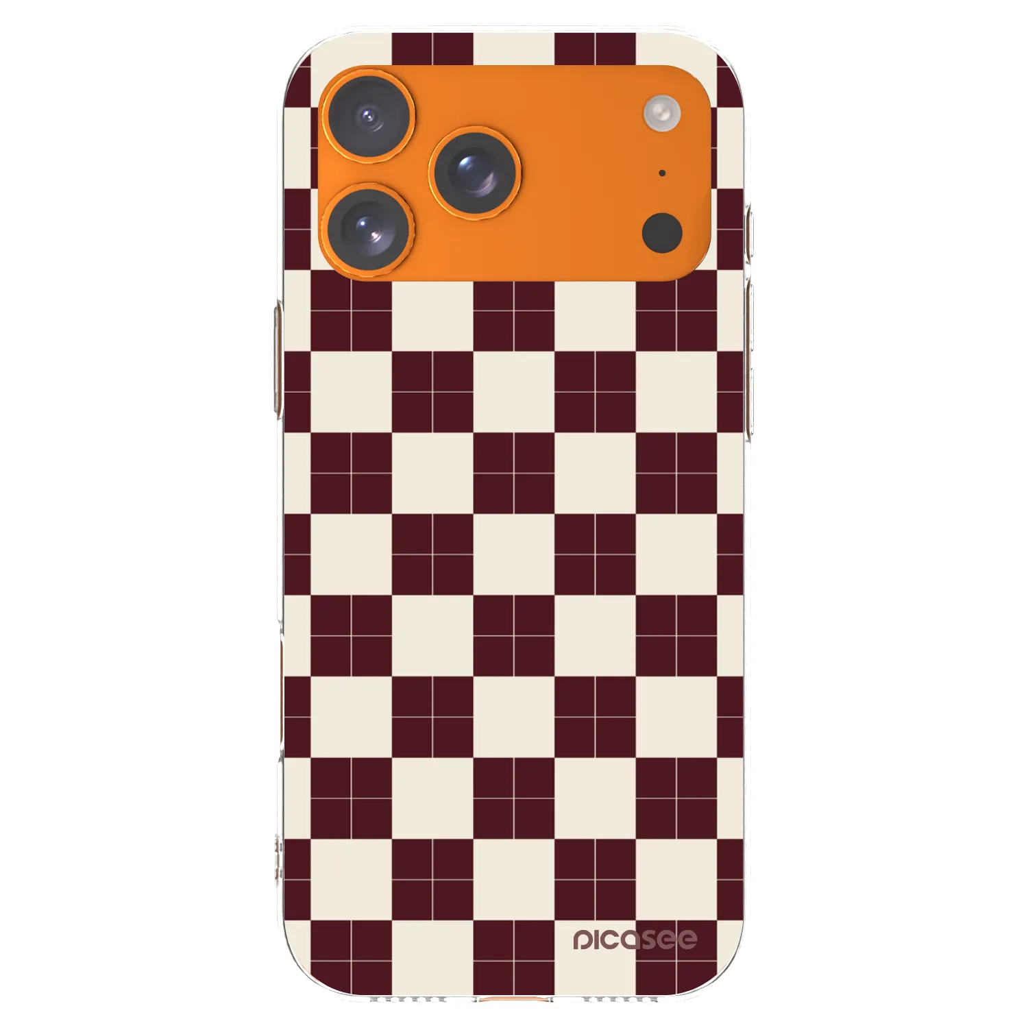 Picasee silikonski prozorni ovitek za Apple iPhone 17 Pro Max - Checked Away