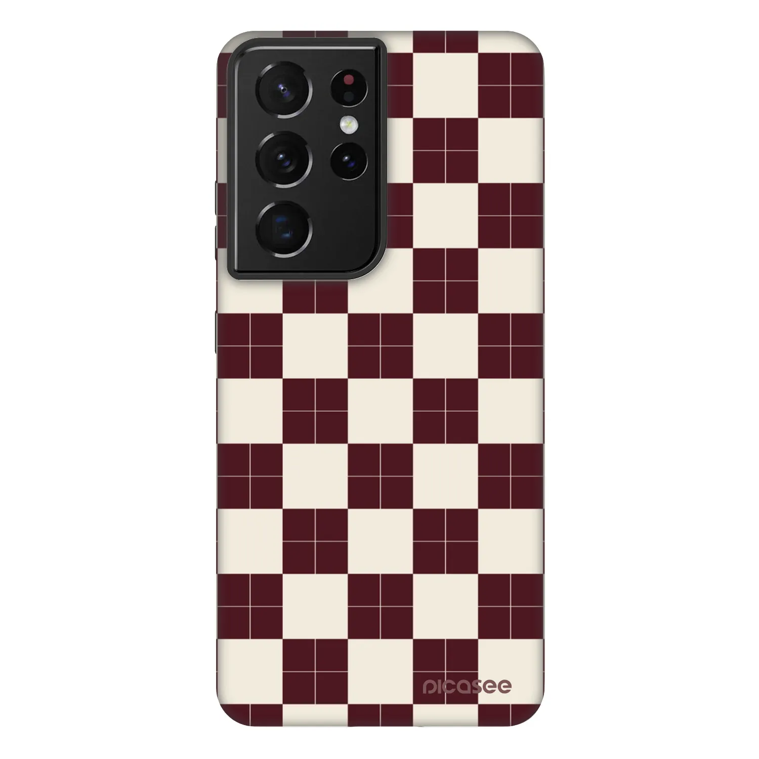 Picasee Fashion Case za Samsung Galaxy S21 Ultra 5G G998B - Checked Away