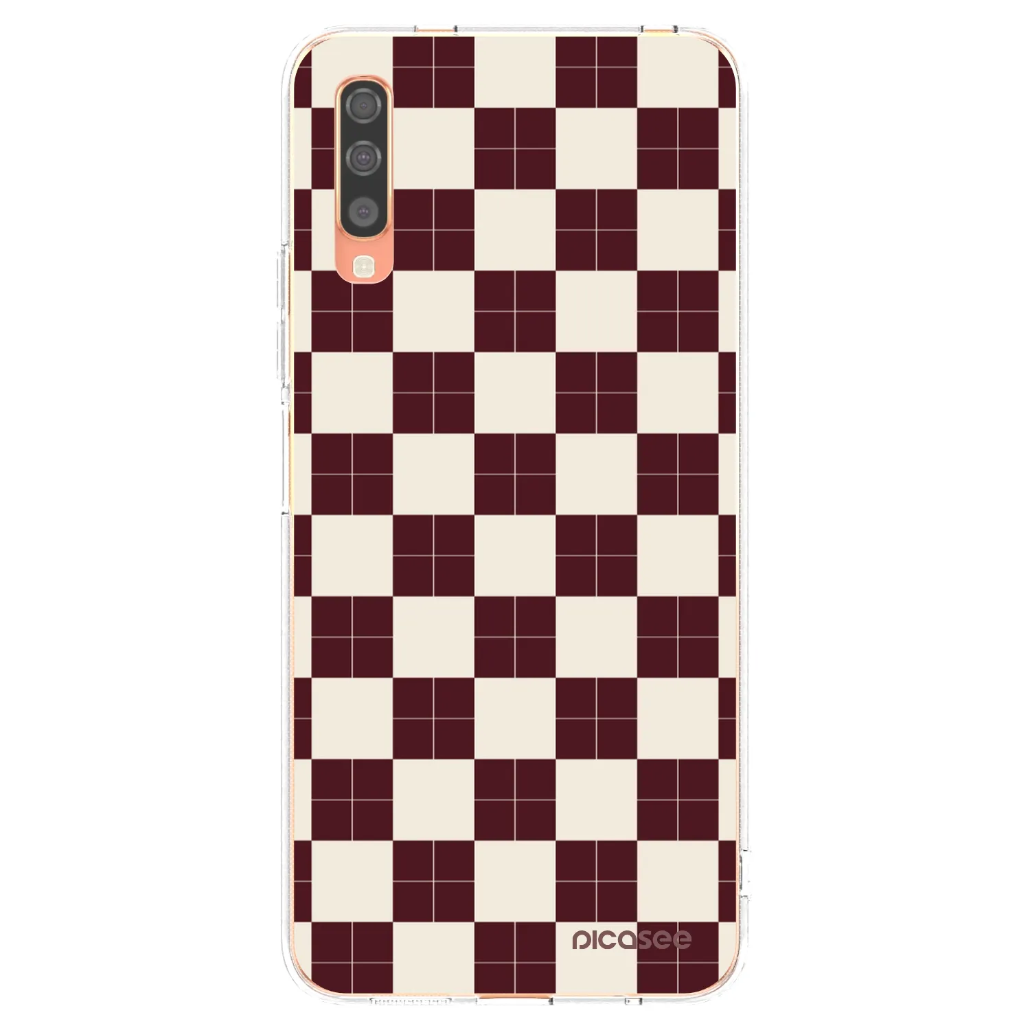 Picasee silikonski prozorni ovitek za Samsung Galaxy A70 A705F - Checked Away
