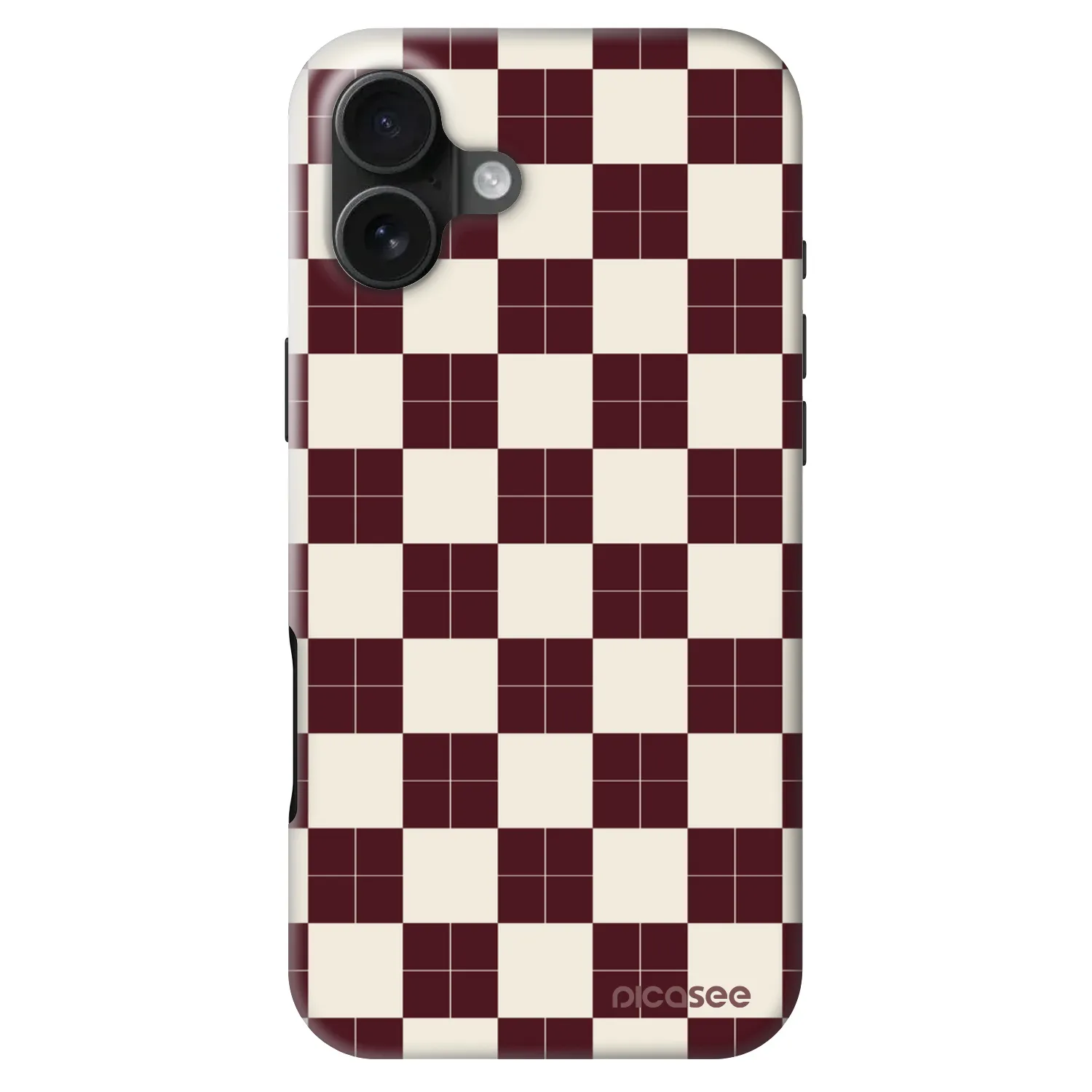 Picasee Fashion Case MagSafe za Apple iPhone 16 Plus - Checked Away