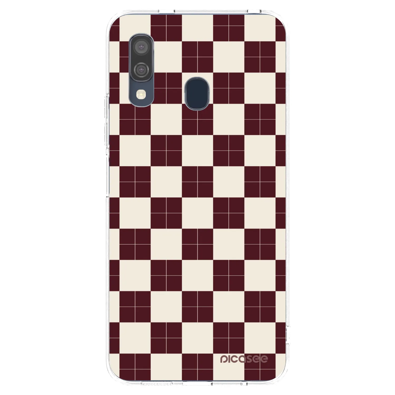 Picasee silikonski prozorni ovitek za Samsung Galaxy A40 A405F - Checked Away