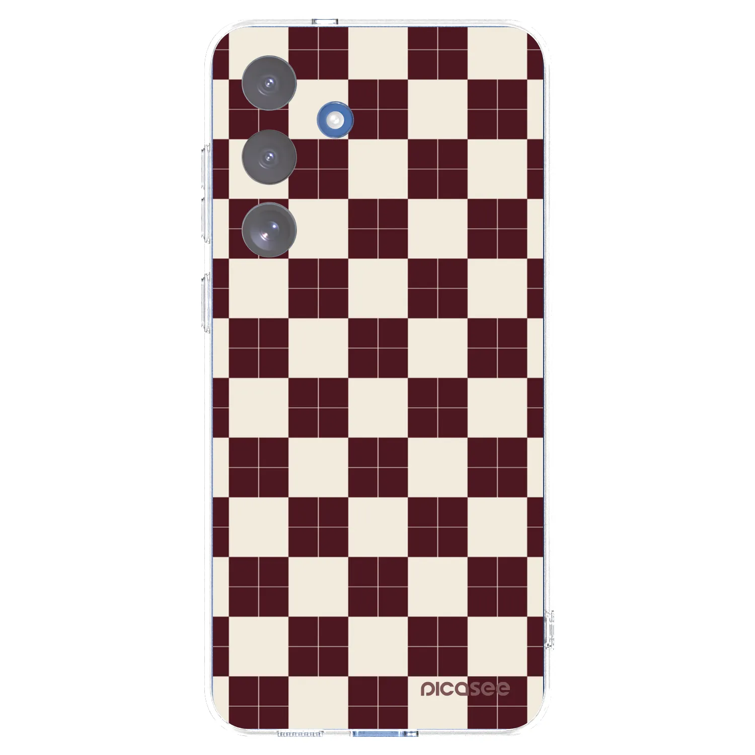 Picasee silikonski prozorni ovitek za Samsung Galaxy S25 FE 5G - Checked Away