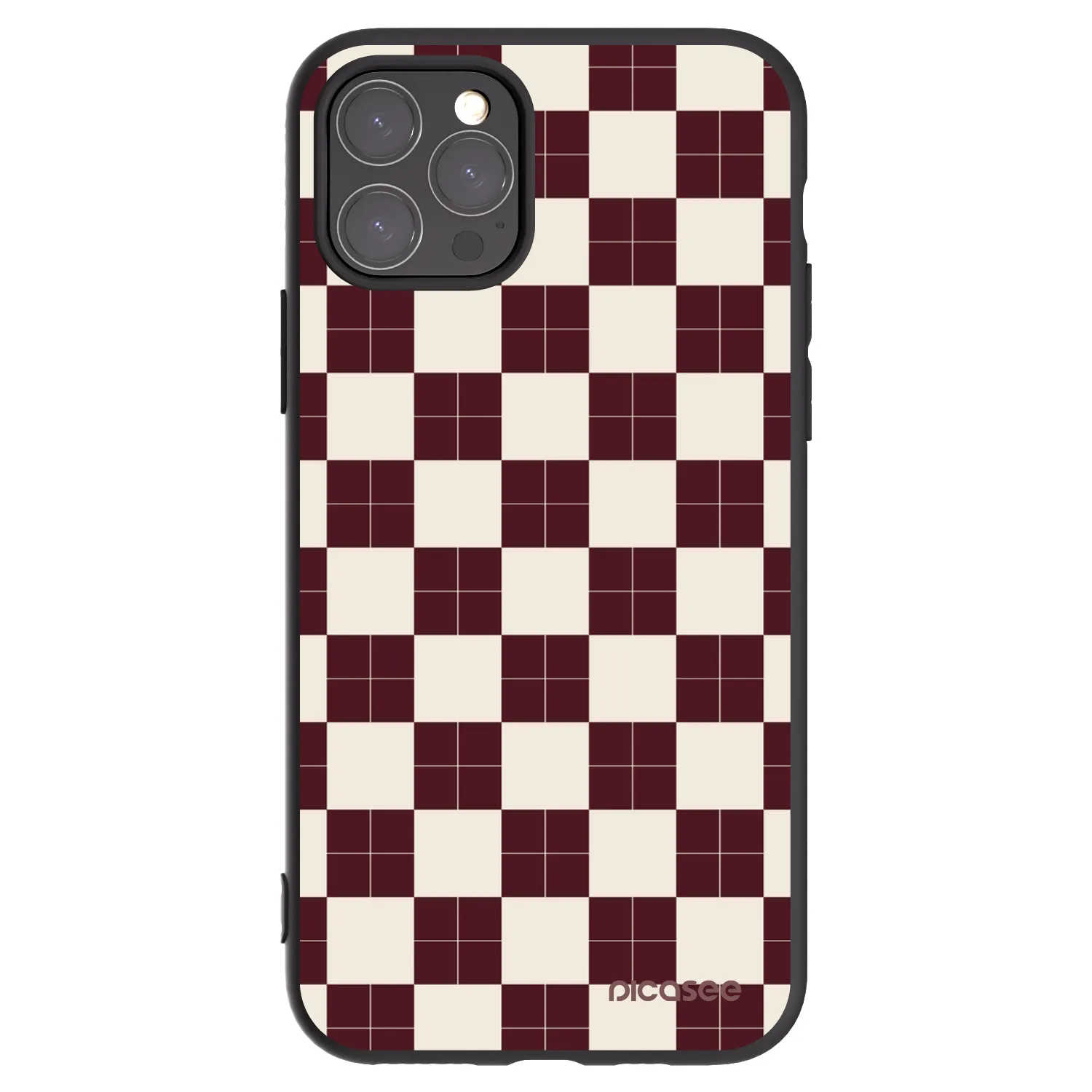Picasee silikonski črni ovitek za Apple iPhone 11 Pro - Checked Away