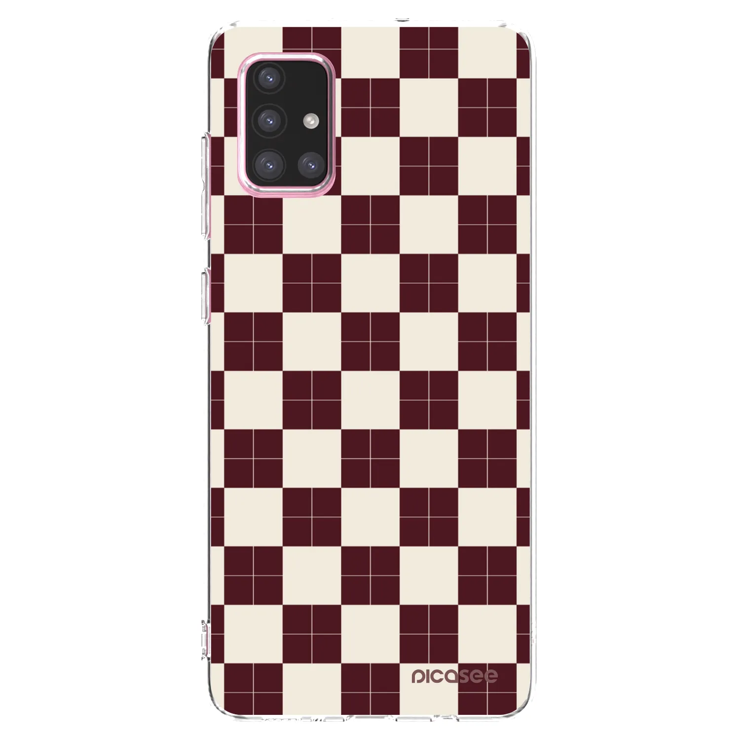 Picasee silikonski prozorni ovitek za Samsung Galaxy A71 A715F - Checked Away