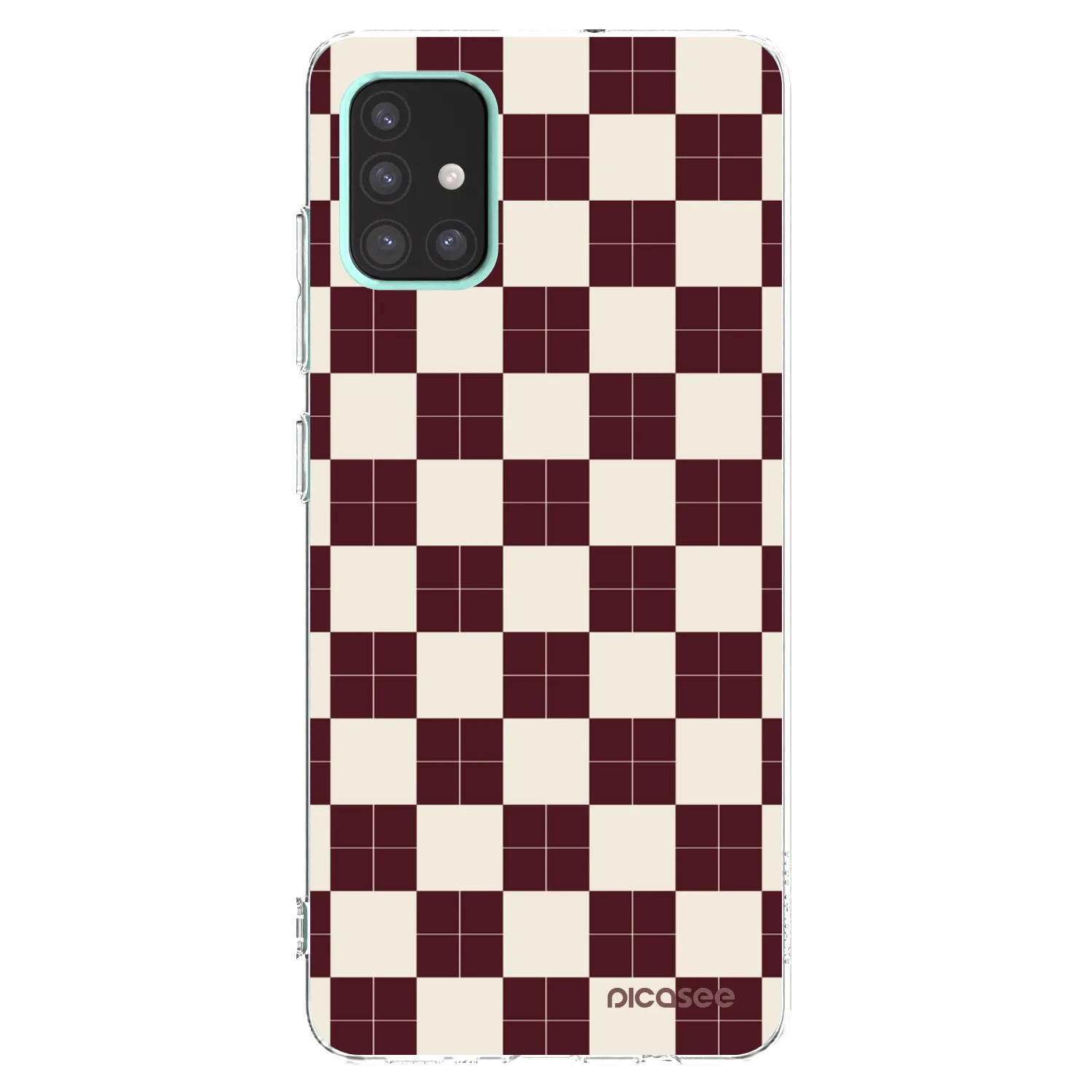 Picasee silikonski prozorni ovitek za Samsung Galaxy A51 A515F - Checked Away