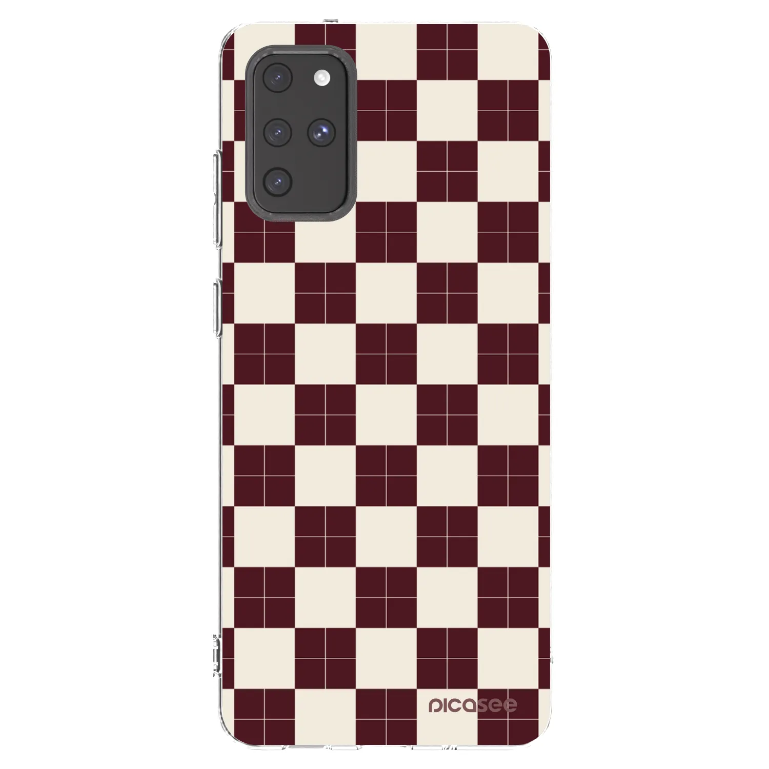 Picasee silikonski prozorni ovitek za Samsung Galaxy S20+ G985F - Checked Away