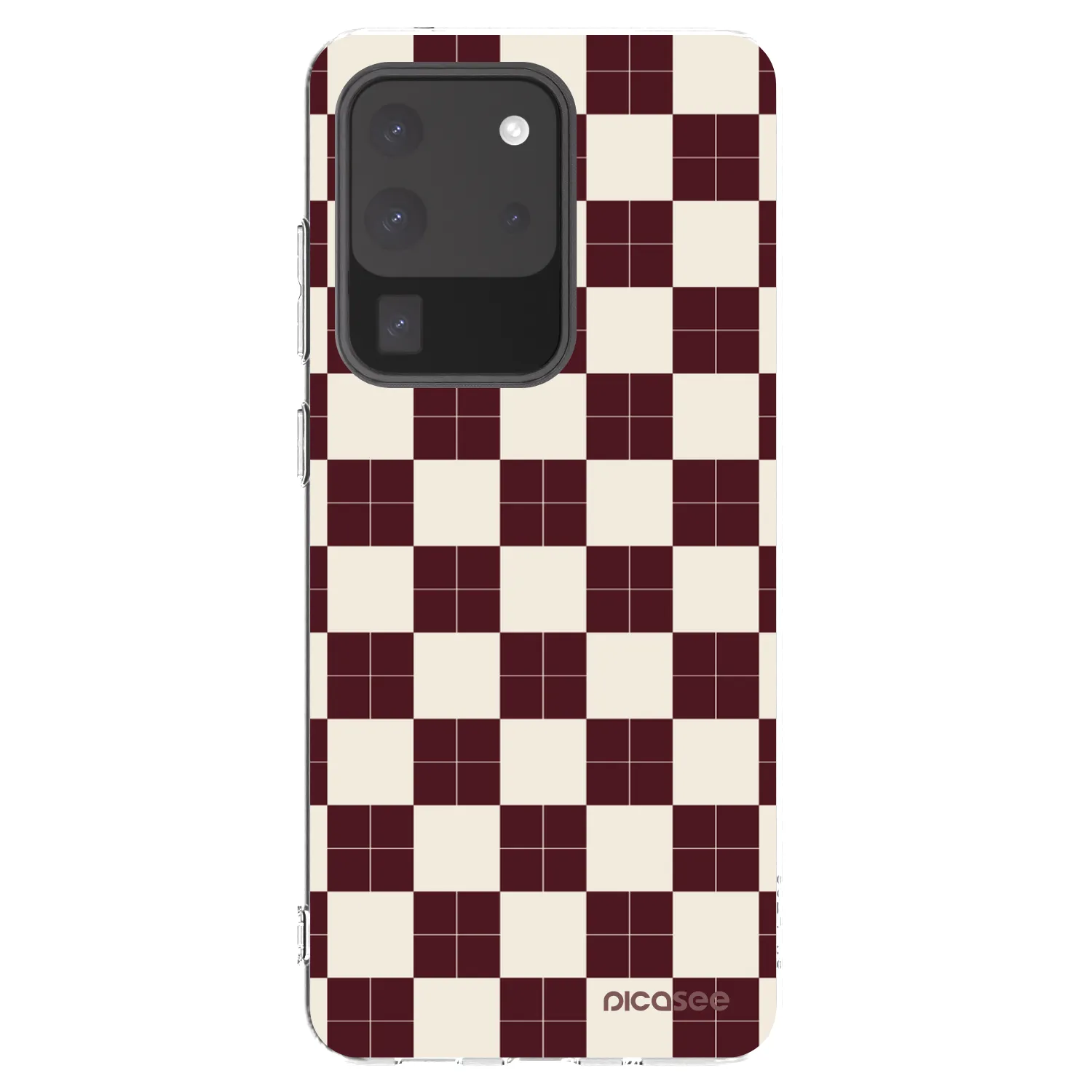 Picasee silikonski prozorni ovitek za Samsung Galaxy S20 Ultra 5G G988F - Checked Away