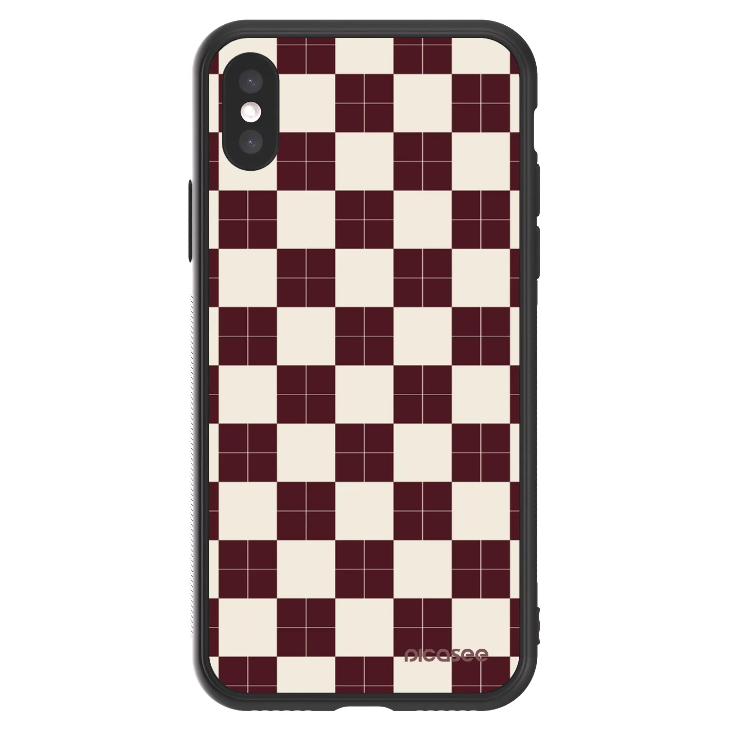Picasee ULTIMATE CASE za Apple iPhone X/XS - Checked Away