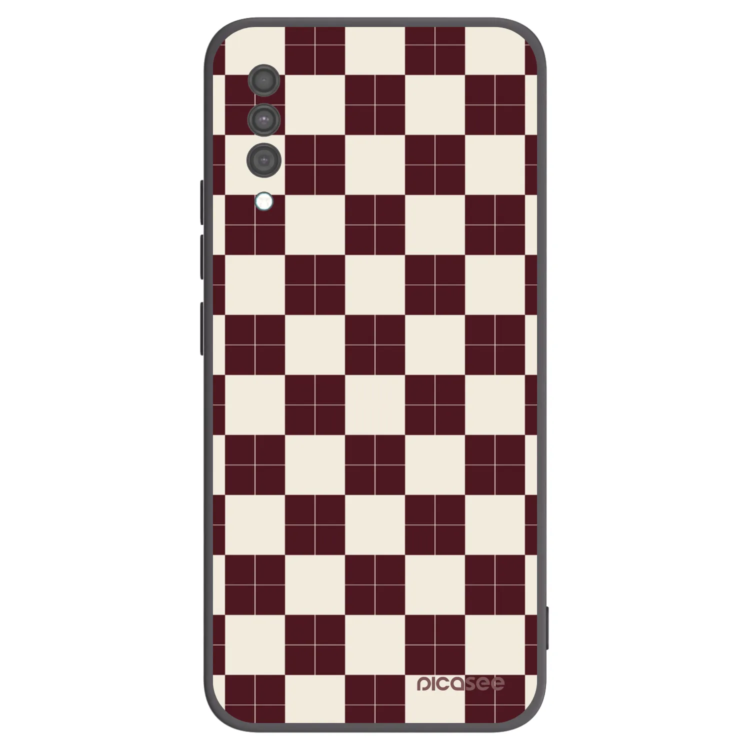 Picasee silikonski črni ovitek za Samsung Galaxy A30s A307F - Checked Away