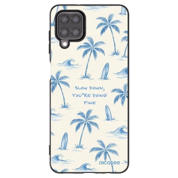 Picasee silikonski črni ovitek za Samsung Galaxy A12 A125F - Slow Tide