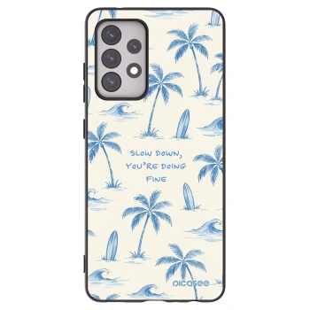 Picasee silikonski črni ovitek za Samsung Galaxy A52s 5G A528B - Slow Tide