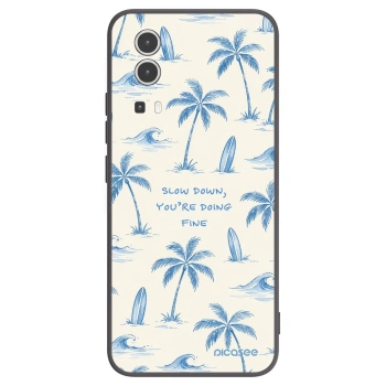 Picasee silikonski črni ovitek za Vivo Y72 5G - Slow Tide