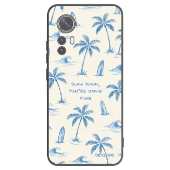 Picasee silikonski črni ovitek za Xiaomi 12X - Slow Tide