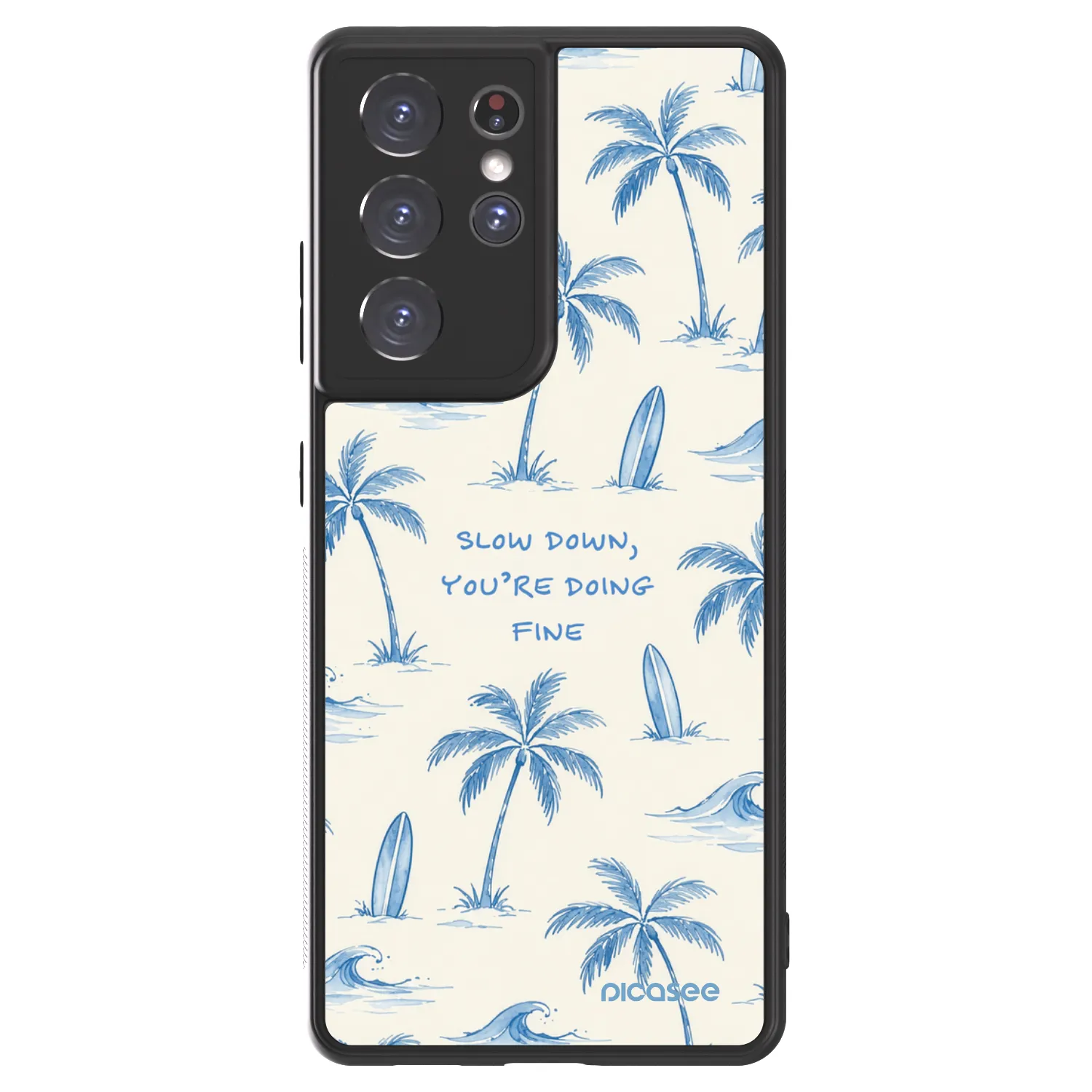 Picasee ULTIMATE CASE za Samsung Galaxy S21 Ultra 5G G998B - Slow Tide