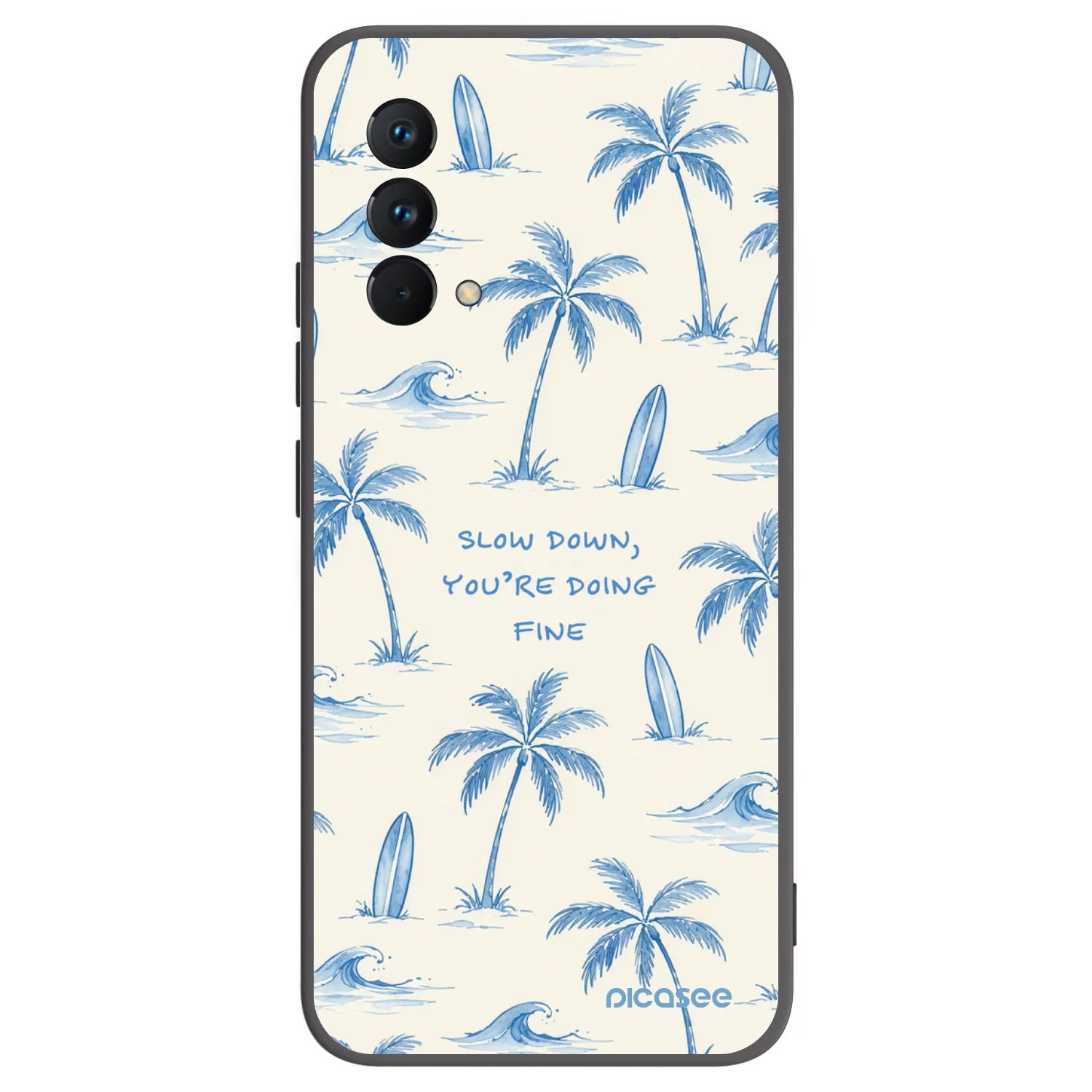 Picasee silikonski črni ovitek za Realme GT Master Edition 5G - Slow Tide