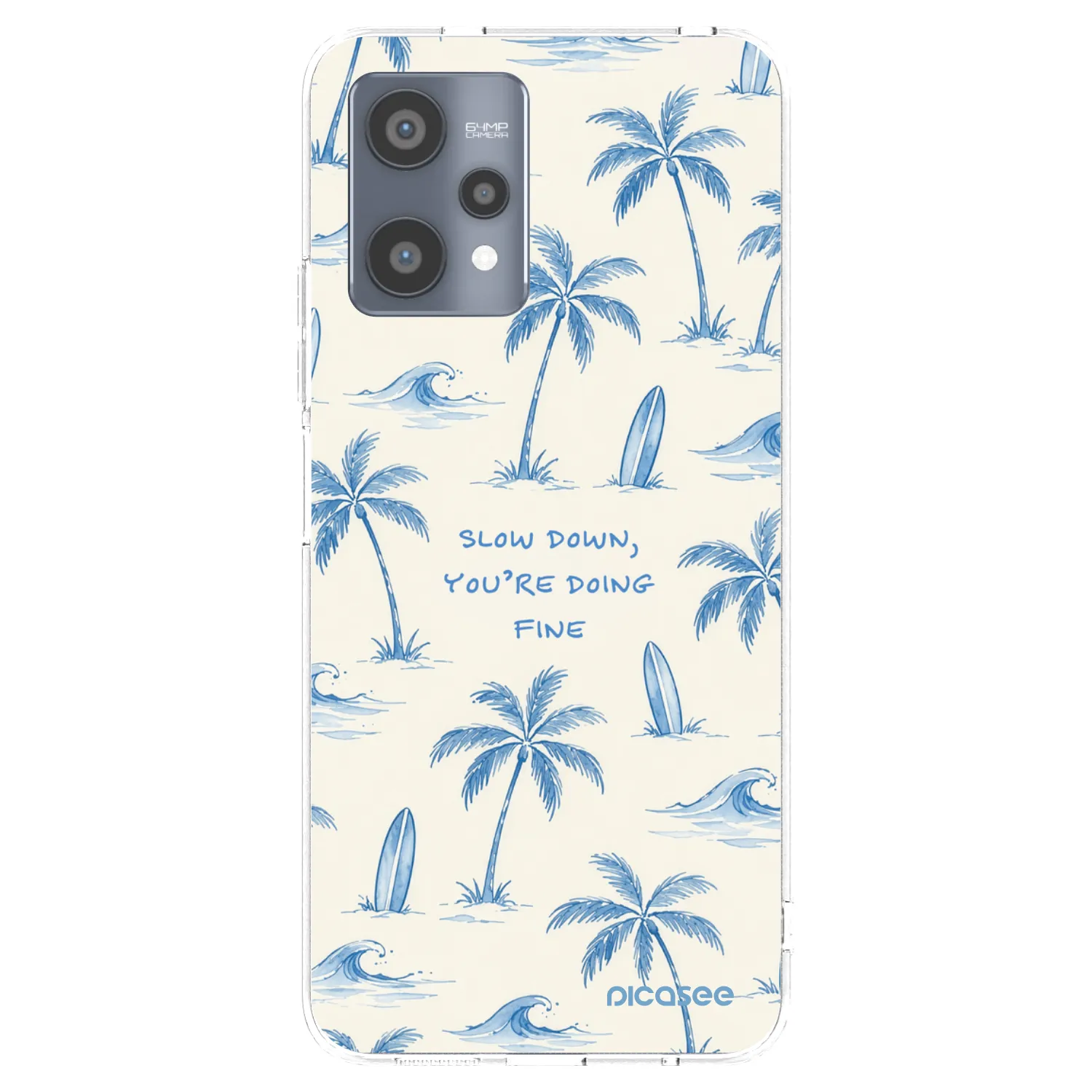 Picasee silikonski prozorni ovitek za Realme 9 Pro 5G - Slow Tide