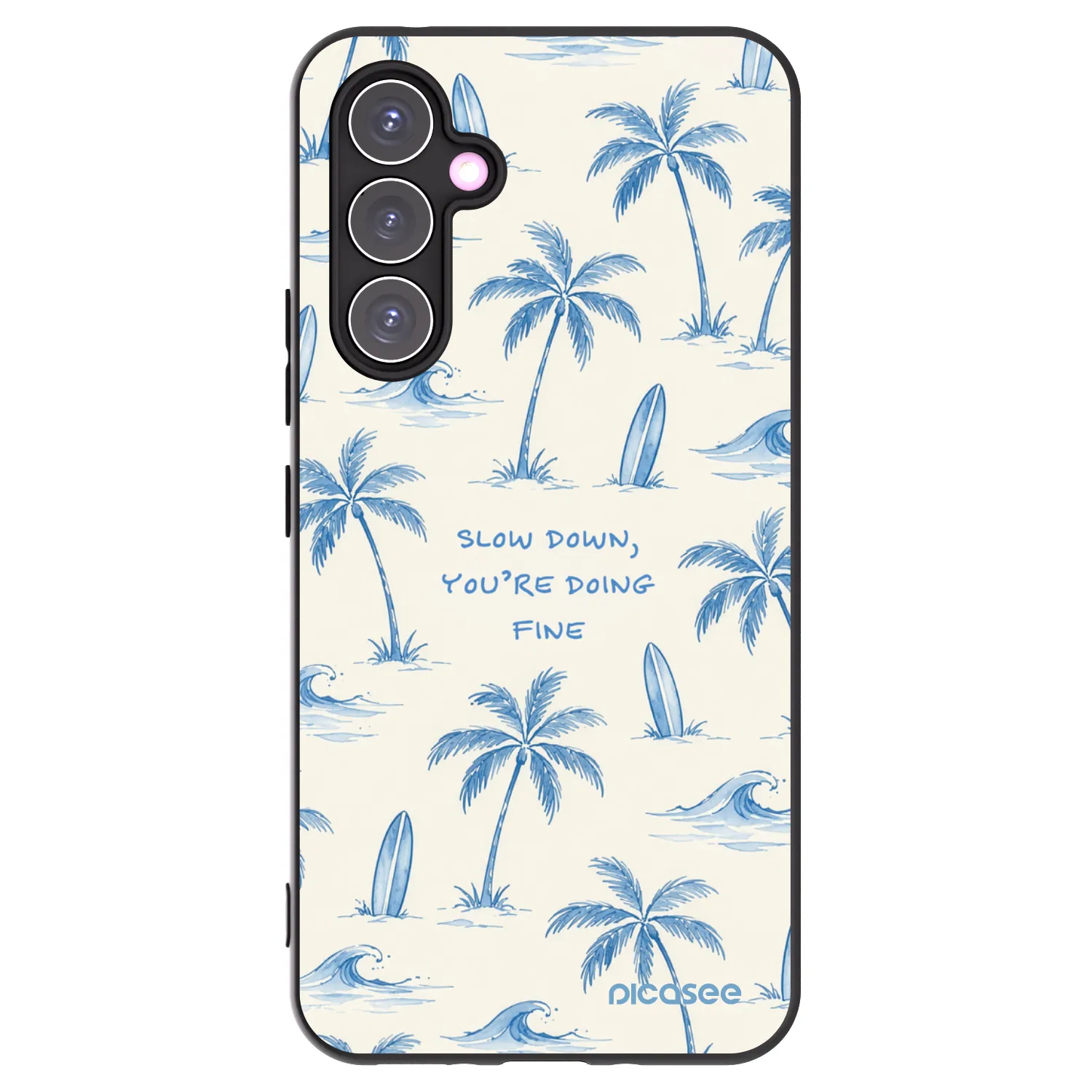 Picasee silikonski črni ovitek za Samsung Galaxy A54 5G A546B - Slow Tide
