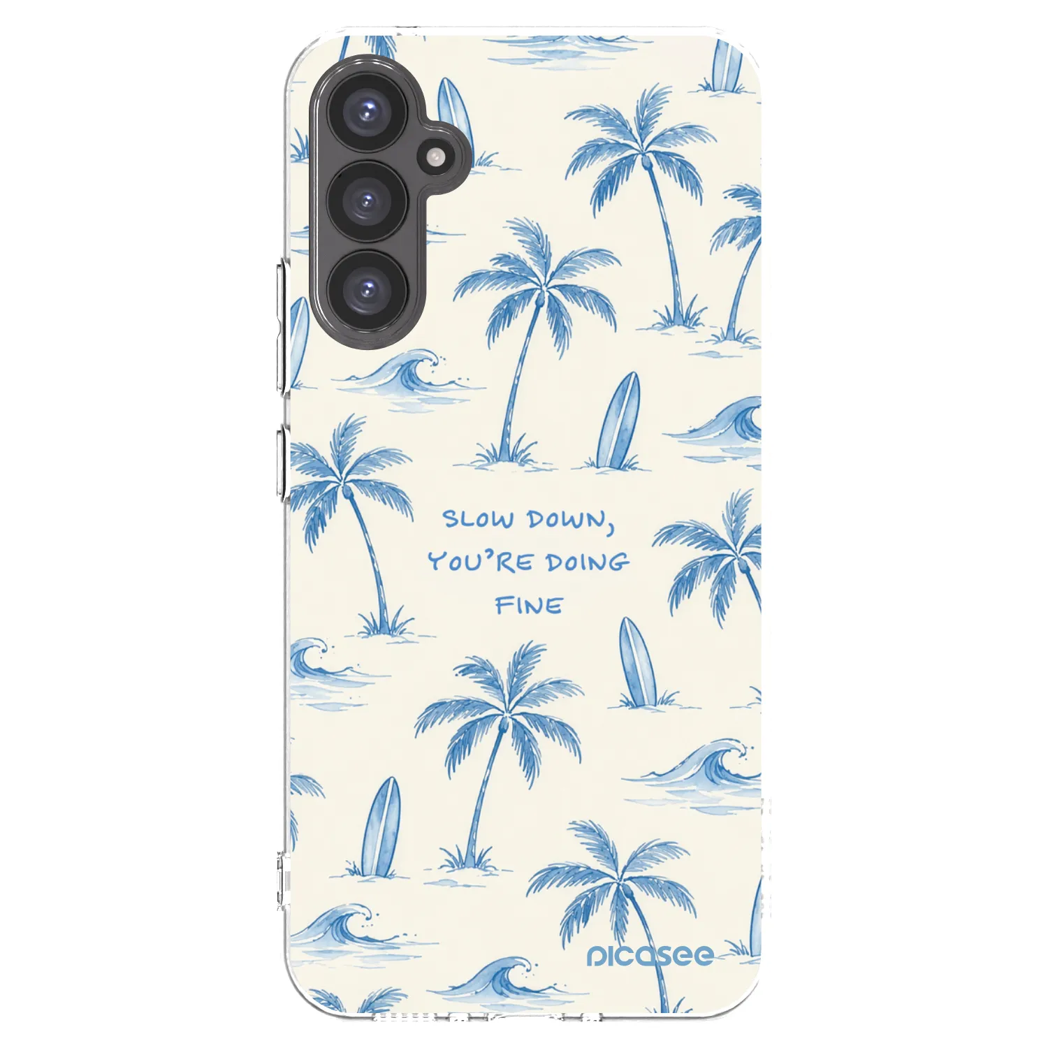 Picasee silikonski prozorni ovitek za Samsung Galaxy A34 5G A346B - Slow Tide
