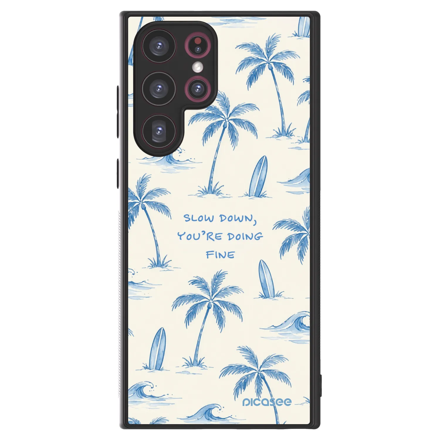 Picasee ULTIMATE CASE PowerShare za Samsung Galaxy S22 Ultra 5G - Slow Tide