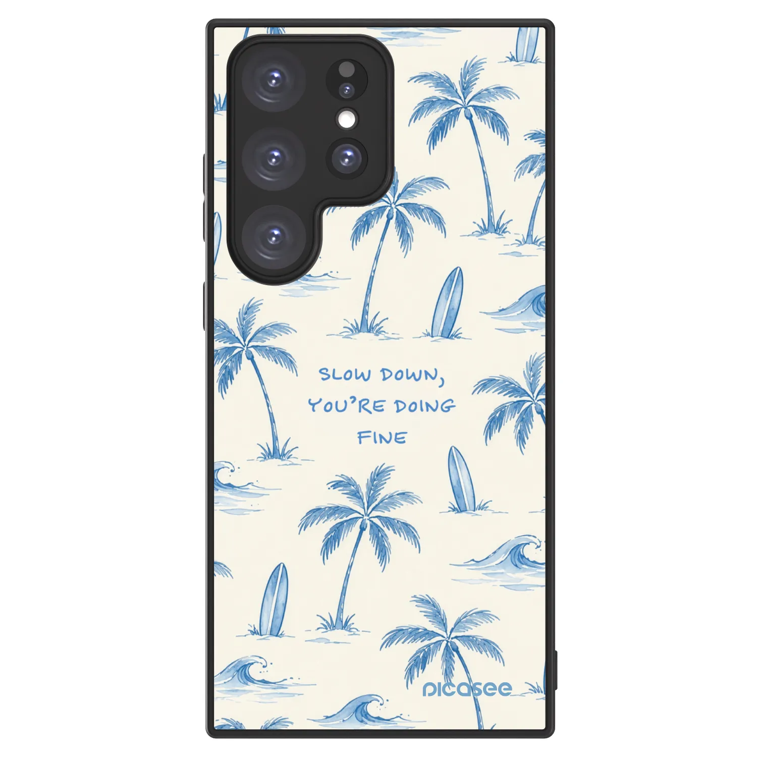 Picasee ULTIMATE CASE PowerShare za Samsung Galaxy S23 Ultra 5G - Slow Tide
