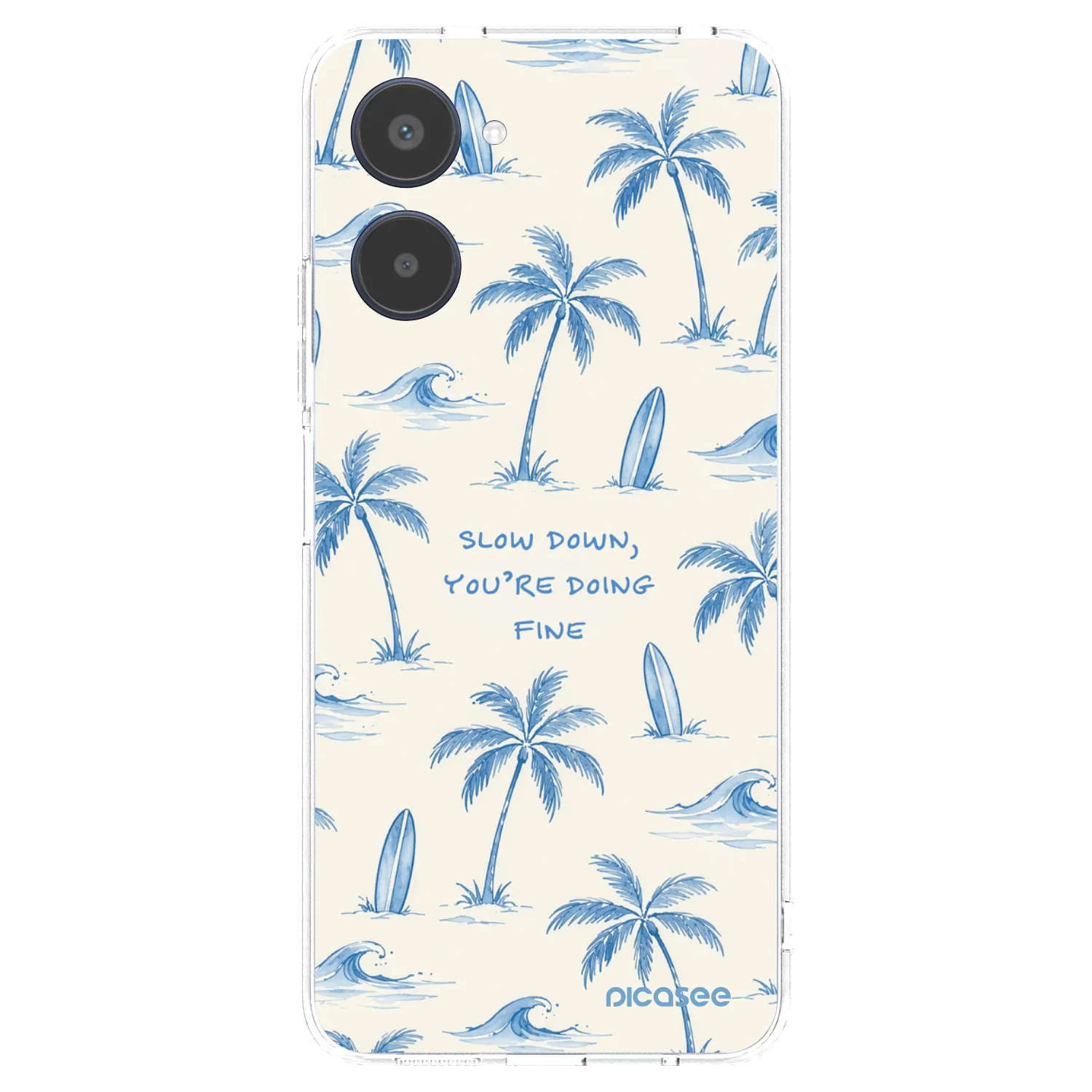 Picasee silikonski prozorni ovitek za Realme 10 4G - Slow Tide