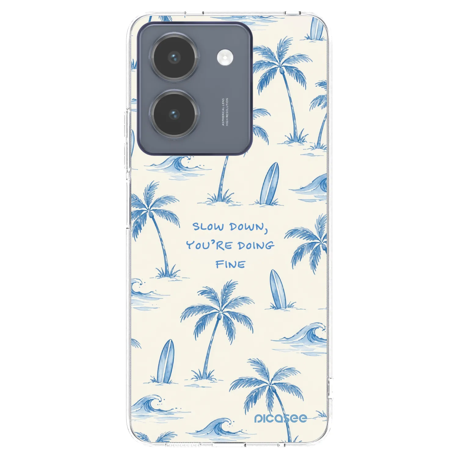 Picasee silikonski prozorni ovitek za Vivo Y36 4G - Slow Tide