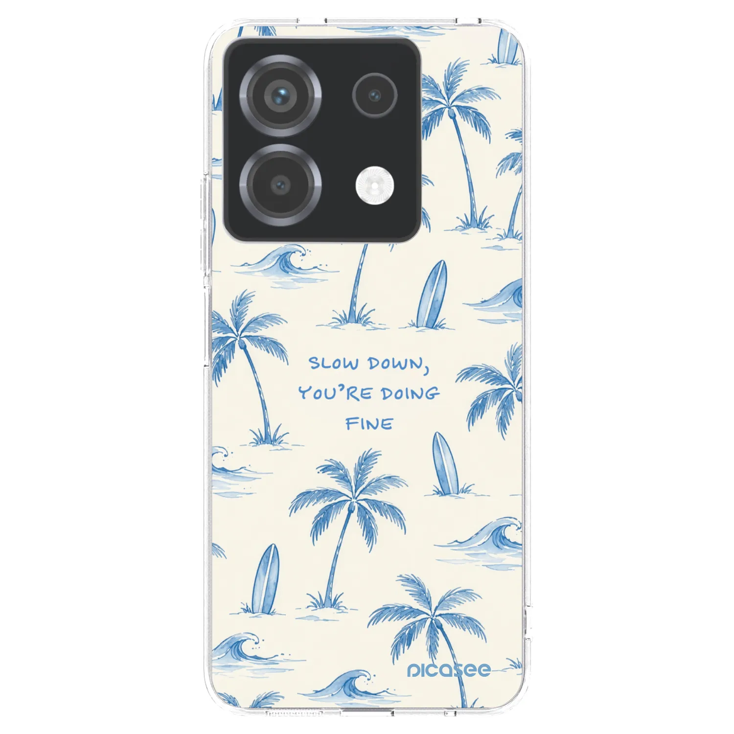 Picasee silikonski prozorni ovitek za Xiaomi Poco X6 - Slow Tide