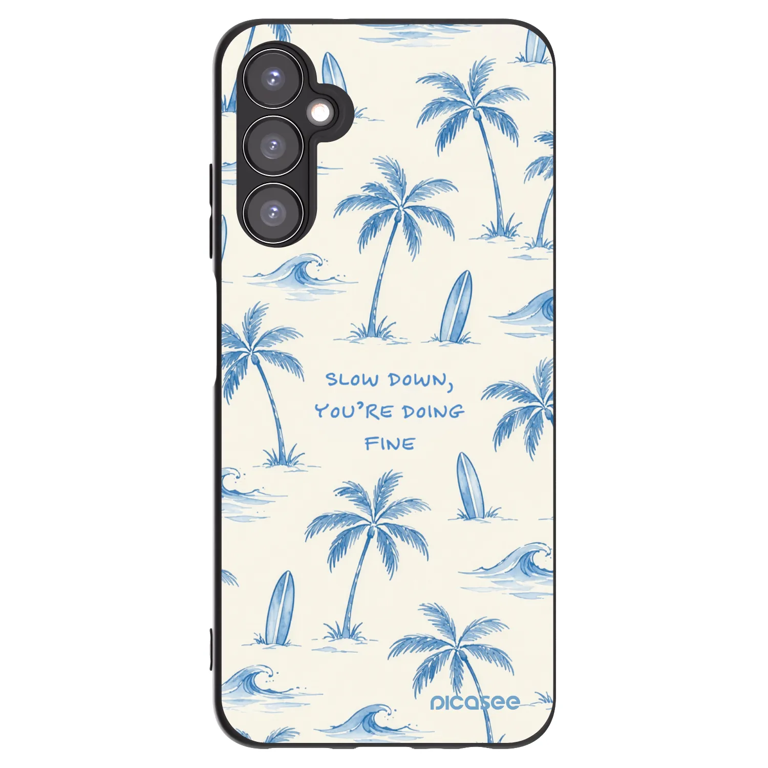 Picasee silikonski črni ovitek za Samsung Galaxy A05s A057G - Slow Tide