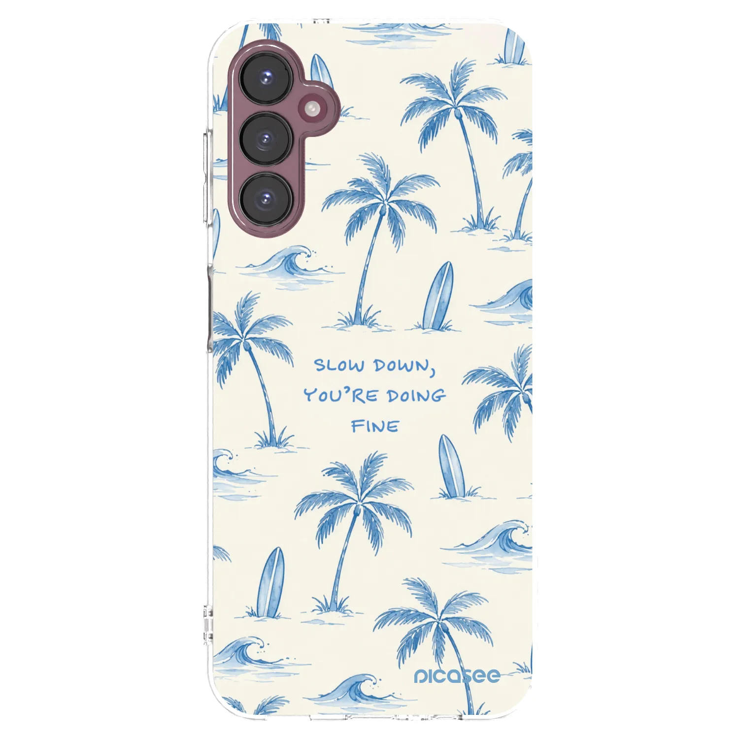 Picasee silikonski prozorni ovitek za Samsung Galaxy A05s A057G - Slow Tide