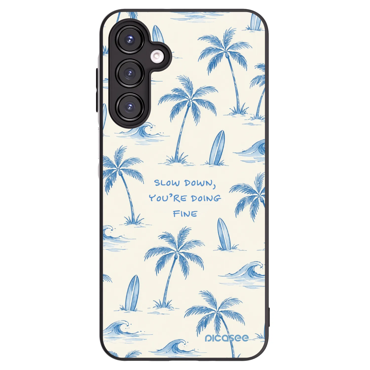 Picasee silikonski črni ovitek za Samsung Galaxy A16 5G - Slow Tide