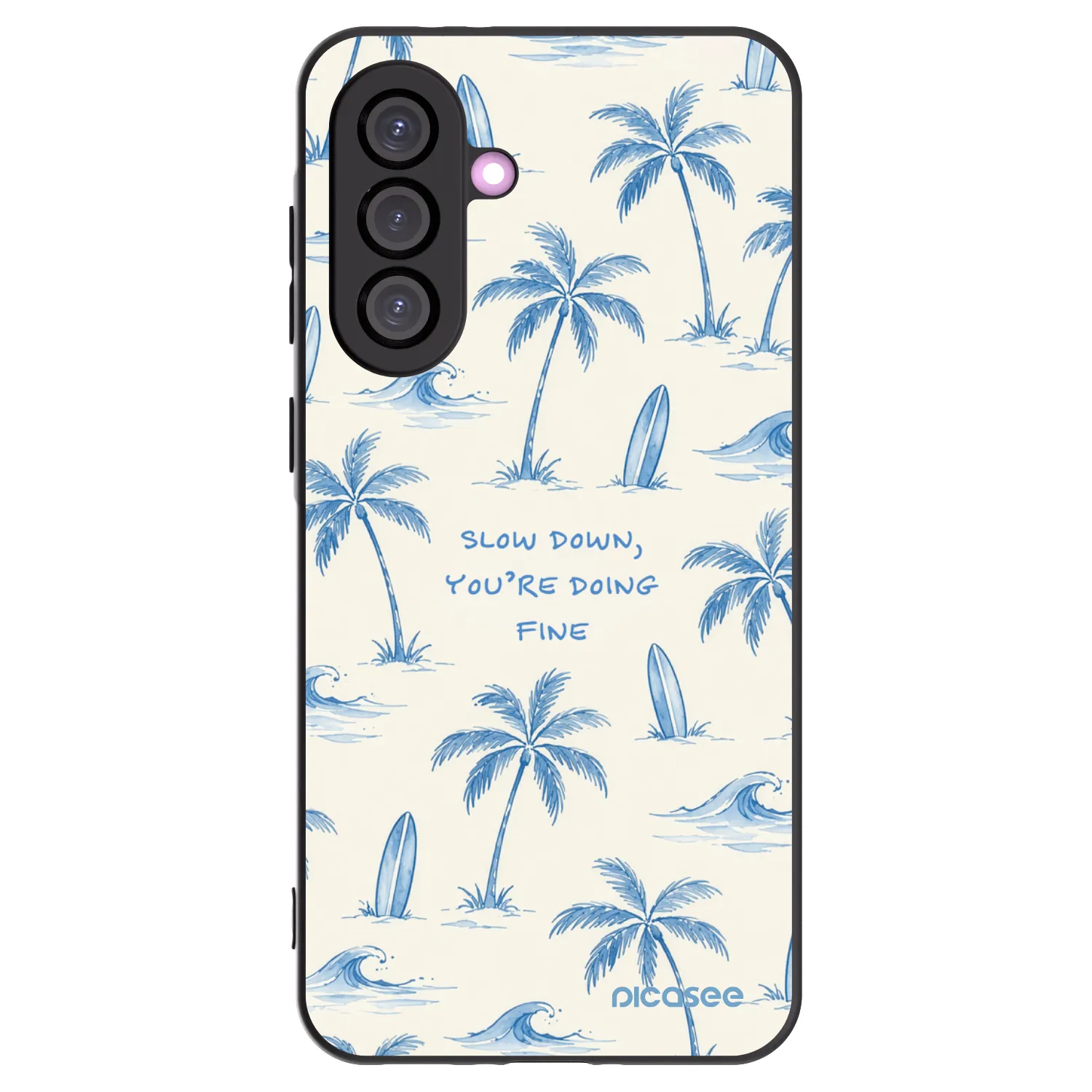 Picasee silikonski črni ovitek za Samsung Galaxy A36 5G - Slow Tide