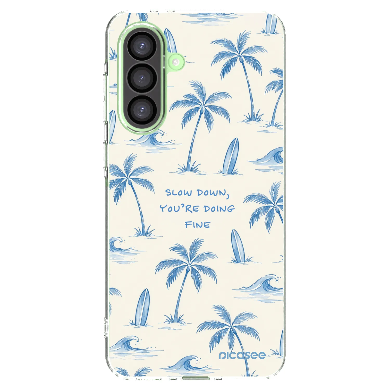 Picasee silikonski prozorni ovitek za Samsung Galaxy A26 5G A266B - Slow Tide