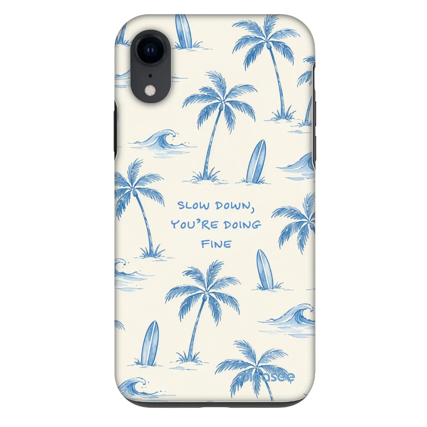 Picasee Fashion Case za Apple iPhone XR - Slow Tide
