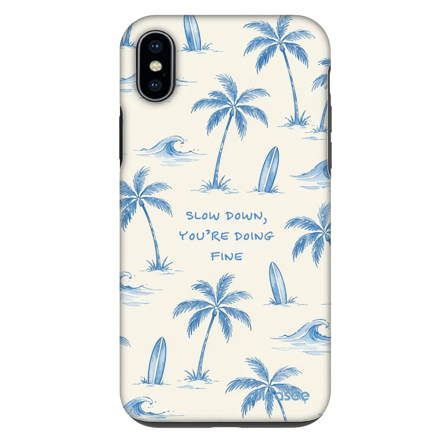 Picasee Fashion Case za Apple iPhone XS Max - Slow Tide
