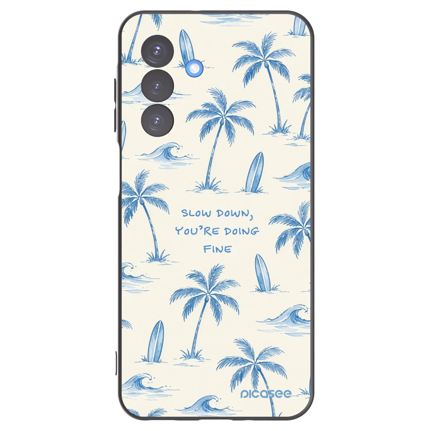 Picasee silikonski črni ovitek za Samsung Galaxy A17 5G - Slow Tide