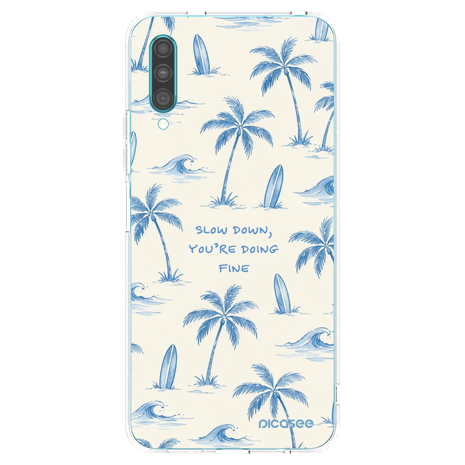 Picasee silikonski prozorni ovitek za Samsung Galaxy A30s A307F - Slow Tide