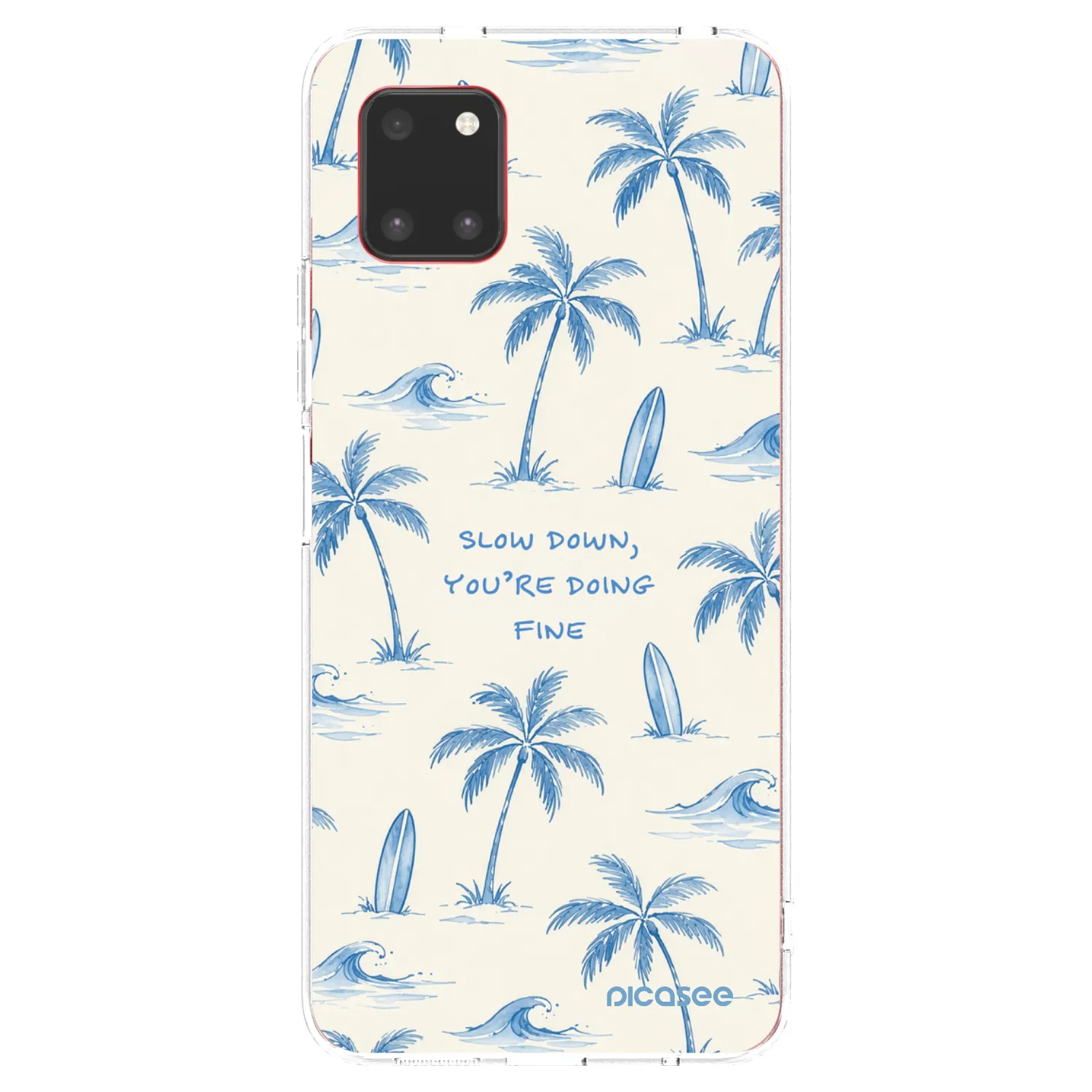 Picasee silikonski prozorni ovitek za Samsung Galaxy Note 10 Lite N770F - Slow Tide
