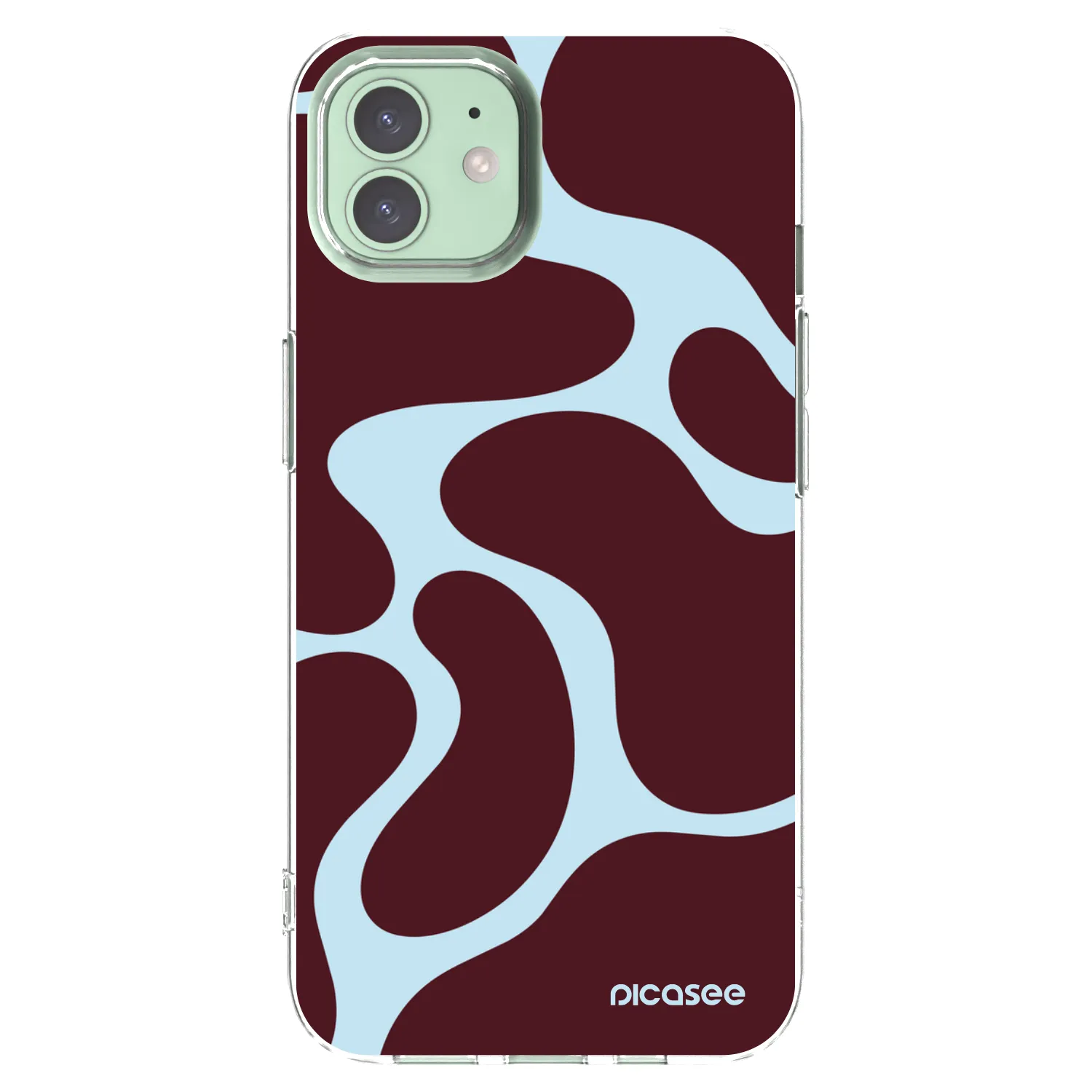 Picasee silikonski prozorni ovitek za Apple iPhone 12 - Soft Detour