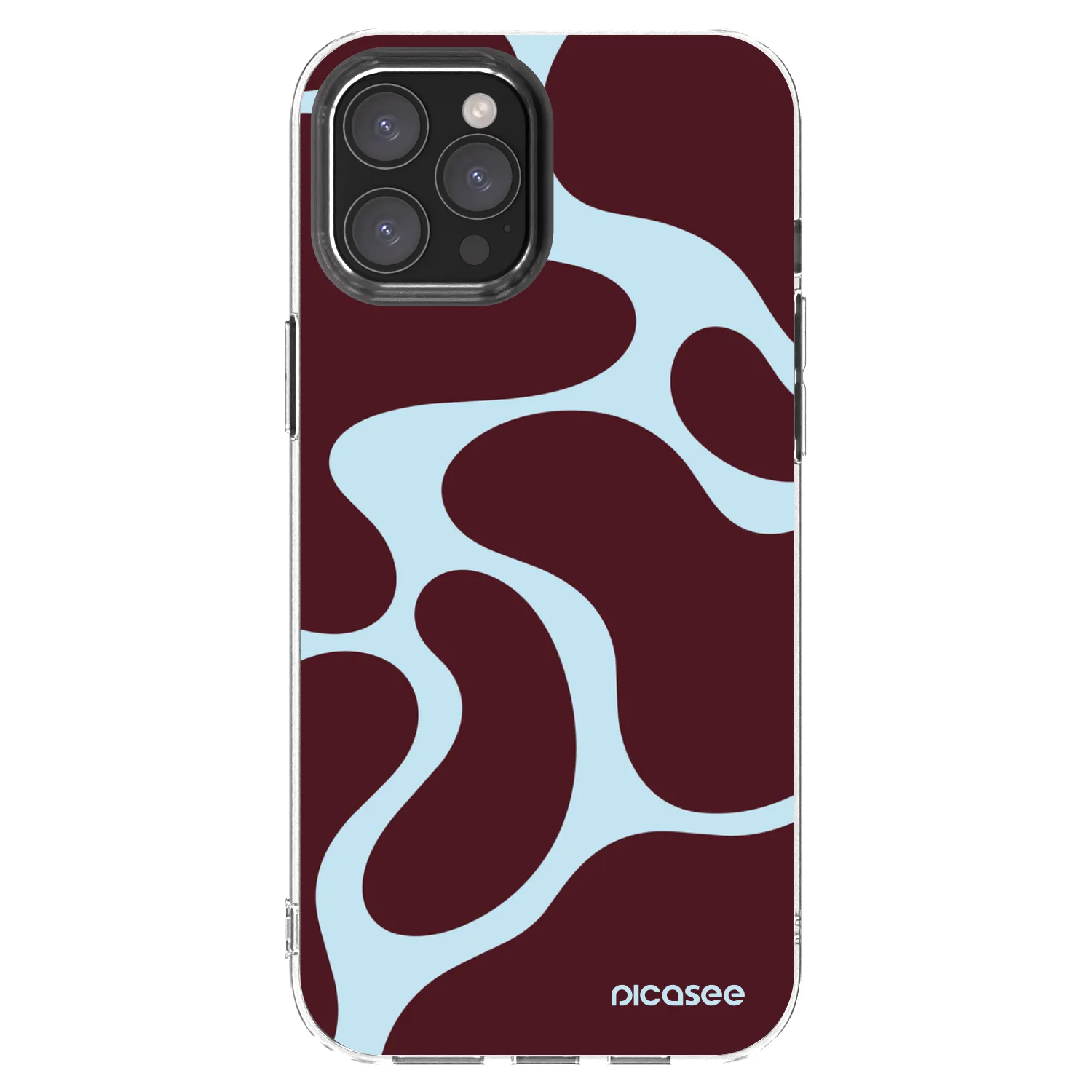 Picasee silikonski prozorni ovitek za Apple iPhone 12 Pro Max - Soft Detour