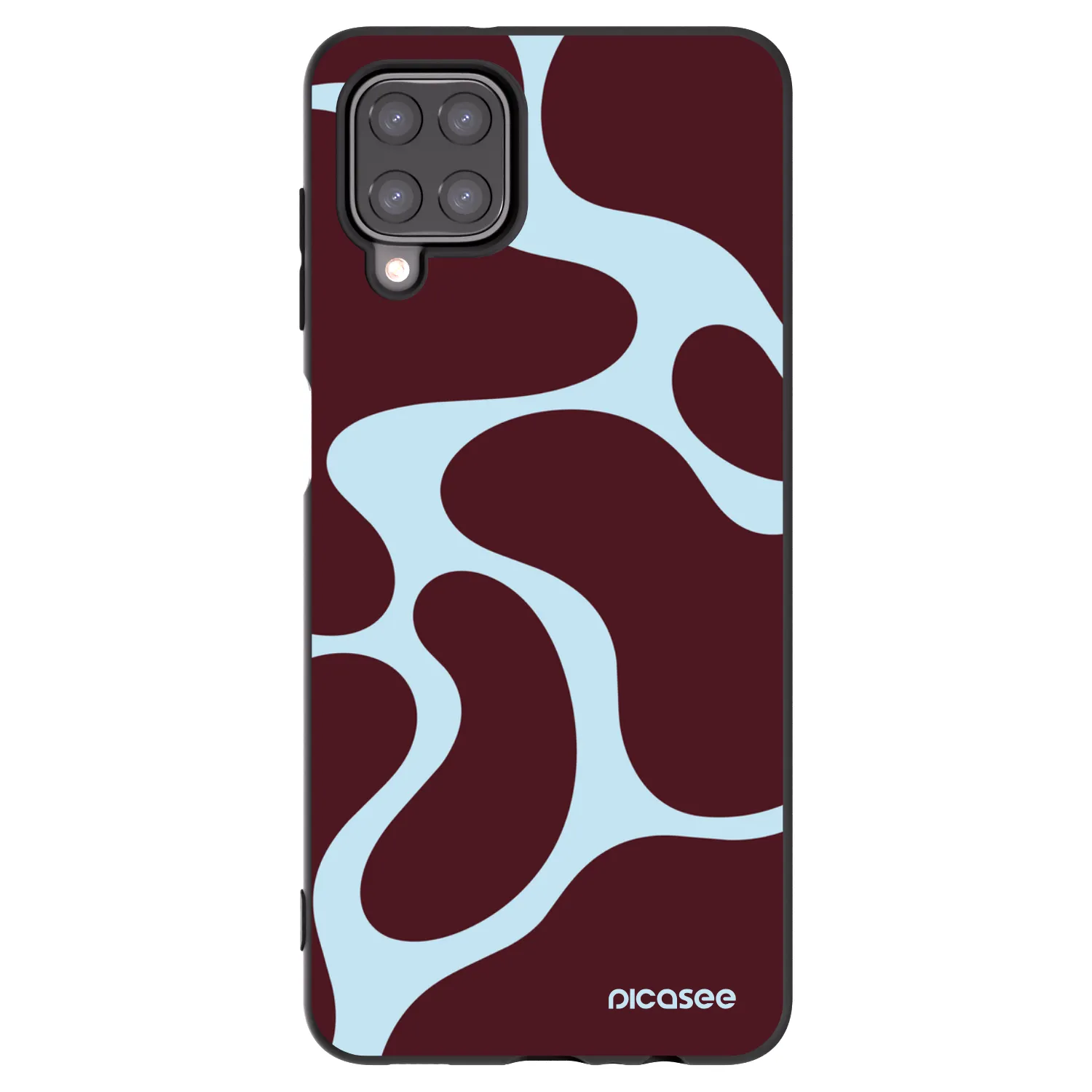 Picasee silikonski črni ovitek za Samsung Galaxy A12 A125F - Soft Detour