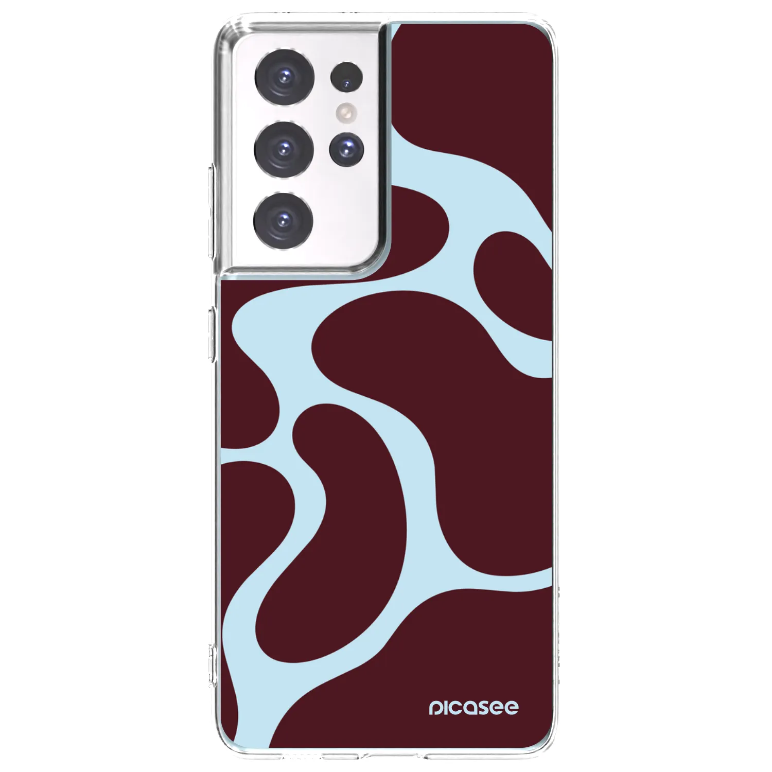 Picasee silikonski prozorni ovitek za Samsung Galaxy S21 Ultra 5G G998B - Soft Detour