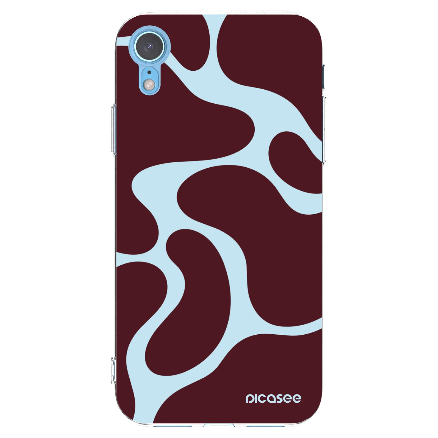 Picasee silikonski prozorni ovitek za Apple iPhone XR - Soft Detour
