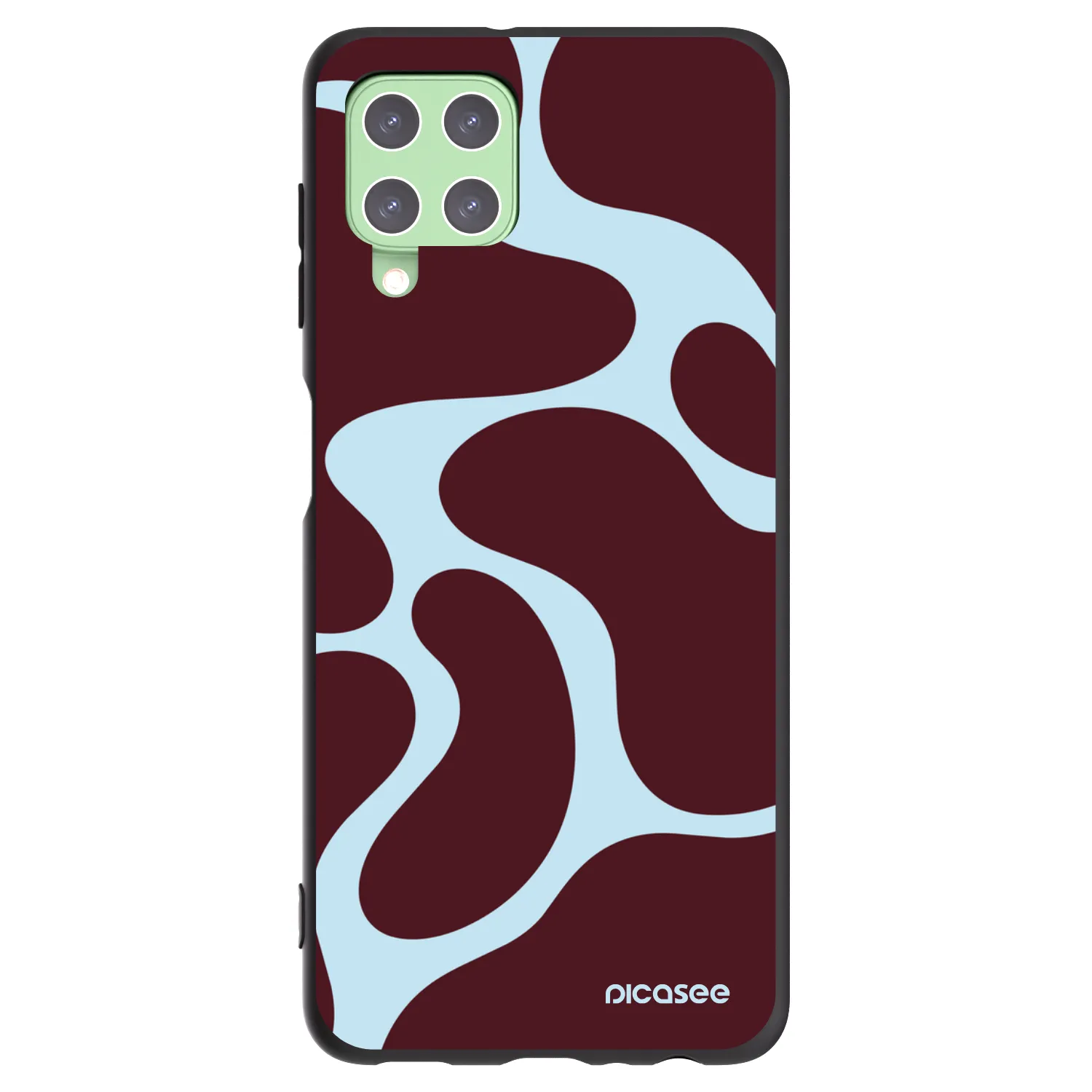 Picasee silikonski črni ovitek za Samsung Galaxy A22 A225F 4G - Soft Detour