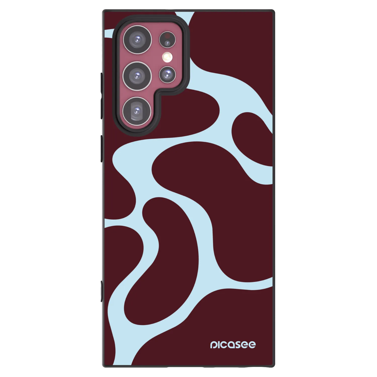 Picasee silikonski črni ovitek za Samsung Galaxy S22 Ultra 5G - Soft Detour