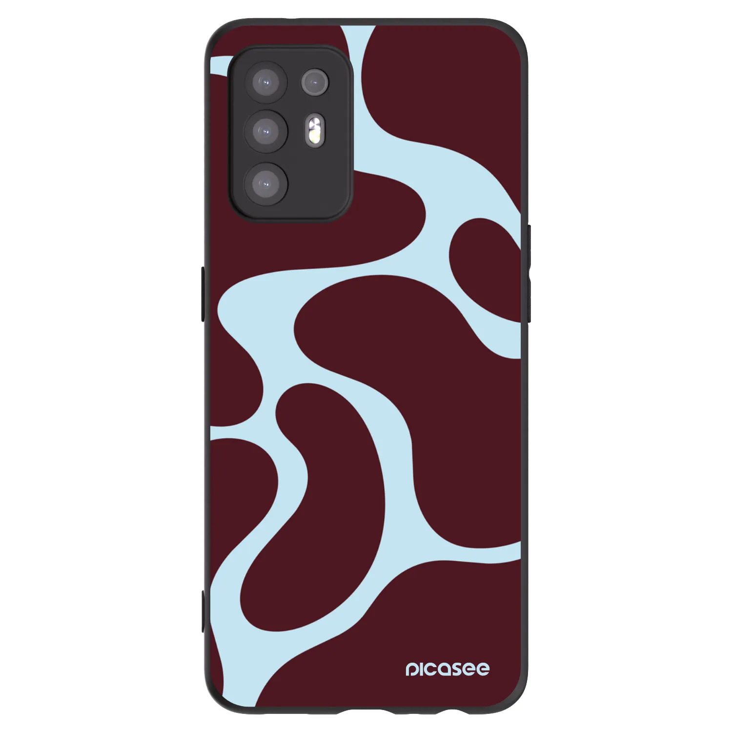 Picasee silikonski črni ovitek za OPPO A94 5G - Soft Detour
